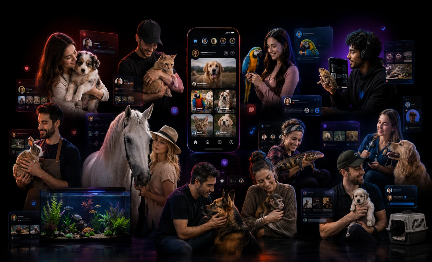 Dark theme Bully Room pet community preview